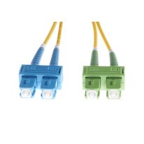 [FL.OS2SCSCAPC1M] 1m SC-SC/APC OS1 / OS2 Singlemode Fibre Optic Duplex Cable
