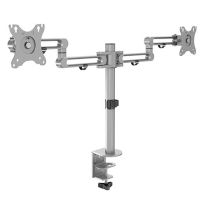 [012.001.1012] Dual Monitor Premium Aluminum Articulating Monitor Bracket | Max VESA 100 x 100