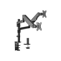 [012.001.1434] Dual Monitor Arm Gas Spring Bracket | Max VESA 100 x 100