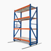 [ZMKIT-200-060-200] Heavy Duty Mobile Shelving 2000H x 2000W x 600D