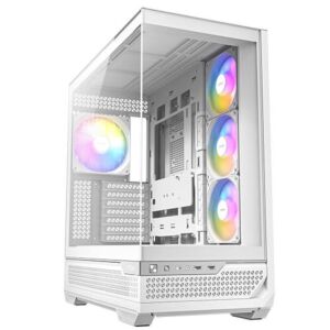 C7-ARGB-W Antec  Temepred Glass Mid-Tower E-ATX Case White