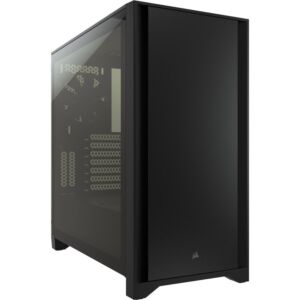 CC-9011198-WW 4000D Corsair Tempered Glass Black mid Tower ATX Case