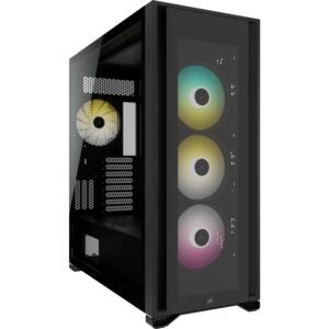 Corsair CC-9011226-WW Obsidian 7000x RGB Full Tower ATX PC Case Black