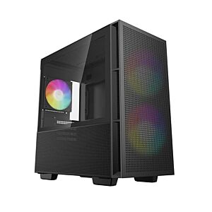 Deepcool R-CH360-BKAPE3-G-1 CH360 Black Tempered Glass mATX Case