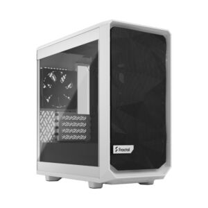FD-C-MES2M-02 Fractal Design  Meshify 2 Mini White Tempered Glass mATX Computer Case Clear Tint