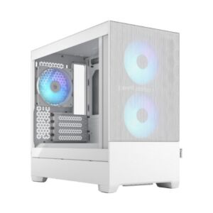 FD-C-POR1M-01 Fractal Design  Pop Mini Air RGB White Tempered Glass Clear Tint mATX Case