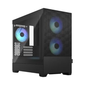 Fractal Design FD-C-POR1M-06 Pop Mini Air RGB Black Tempered Glass Clear Tint mATX Case
