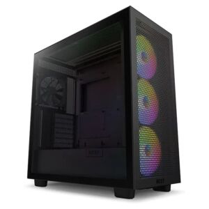 NZXT CM-H71FB-R1 H7 Flow RGB Edition ATX Mid Tower Case Black