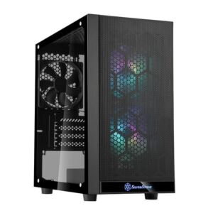 [SST-PS15B-PRO] SilverStone SST-PS15B-PRO Precision PS15 ARGB Black Micro ATX Case, TG Window,