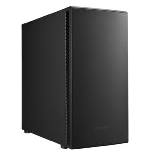 SilverStone SST-SEQ1B Seta Q1 Silent Soundproof Mid Tower E-ATX Case - Black