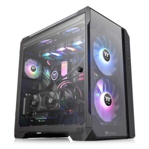 Thermaltake CA-1Q6-00M1WN-00 View 51 ARGB 3-Sided Tempered Glass E-ATX Full Tower Case Black Edition