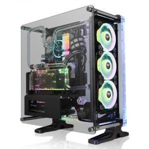 Thermaltake CA-1Q8-00M1WN-00 DistroCase 350P Tempered Glass Mid Tower Case