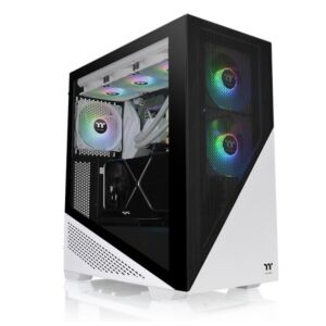 CA-1S4-00M6WN-00 Thermaltake  Divider 370 Tempered Glass ARGB Mid Tower ATX Case Snow Edition