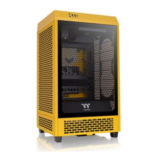 CA-1X9-00S4WN-00 Thermaltake  The Tower 200 Bumblebee Tempered Glass Mini ITX Case