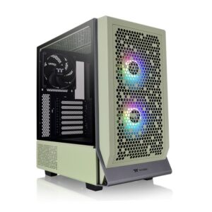 Thermaltake CA-1Y2-00MEWN-00 Ceres 300 Tempered Glass ARGB Mid Tower E-ATX Case Matcha Green Edition