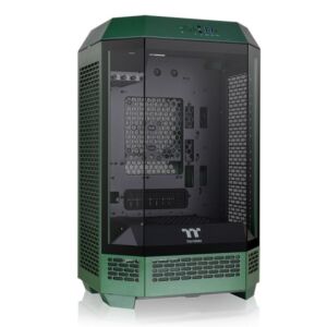 CA-1Y4-00SCWN-00 Thermaltake  The Tower 300 Tempered Glass mATX Case - Racing Green