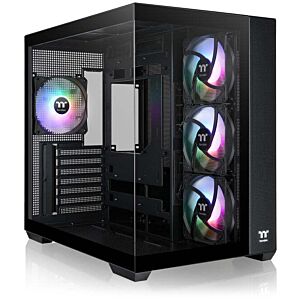 CA-1Z2-00M1WN-00 Thermaltake  View 380 Tempered Glass ARGB Mid Tower ATX Case Black Edition