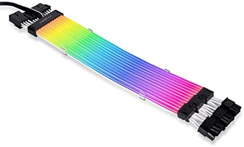 PW12-PV2 Lian Li Strimer Plus V2 8-Pin Triple PCIe ARGB LED Extension Cable