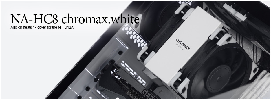 NA-HC8-WHITE Noctua NA-HC8 Chromax White Heatsink Cover for NH-U12A