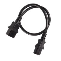 [011.180.1003] 3m IEC C13 to C14 Extension Cable M-F | Black