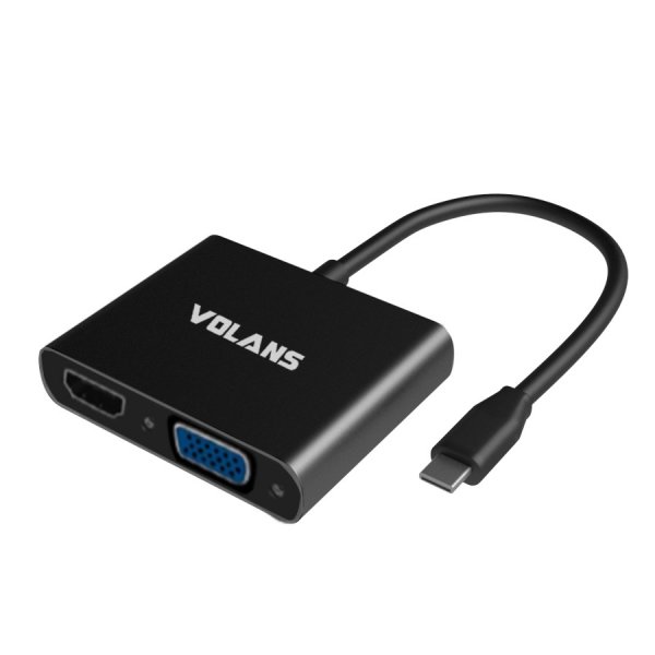 [VL-UCVH3C] VL-UCVH3C Aluminium USB-C USB 3.0 HDMI Multiport Adapter