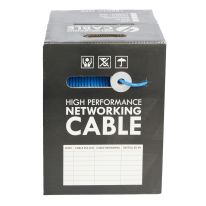 007.002.0050-R CAT6 LSZH LAN Ethernet Cable 305m - Reel Box: Blue