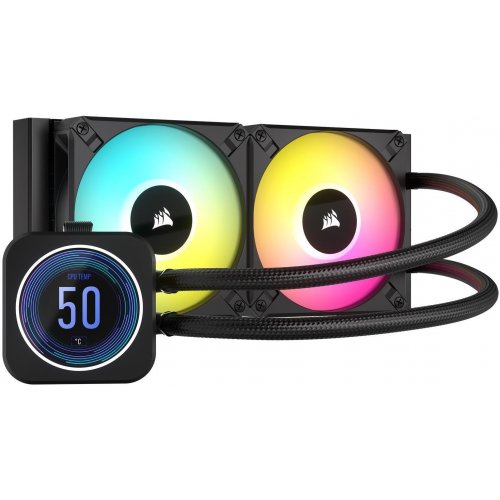 [CW-9060074-WW] Corsair iCUE H100i ELITE LCD XT Liquid CPU Cooler