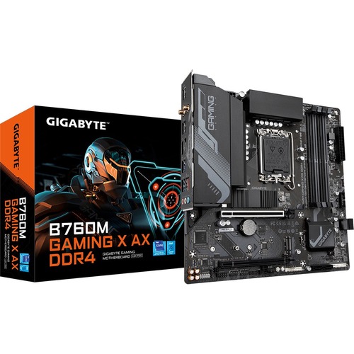 [GA-B760M-GAMING-X-AX-DDR4] B760M GAMING X AX DDR4 Micro ATX LGA1700 Motherboard GA-B760M-GAMING-X-AX-DDR4