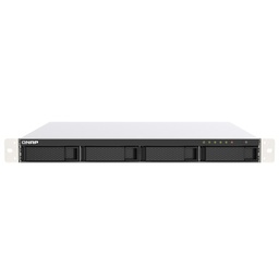 [TS-453DU-RP-4G] QNAP 1U 4-Bay Nas/Iscsi Ip-San Celeron QC 2.0-2.7Ghz) 4Gb Ram Hdmi1.4B 10Gbe-Ready Pcie Slot Redund Psu TS-453DU-RP-4G
