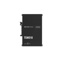 [TSW010] Teltonika | TSW010 | 5 Port Industrial DIN Rail Unmanaged Ethernet Switch, Plug-N-Play