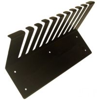 [002.009.0160] Wall Mount Cable Manager: 10 Slot Lead Manager