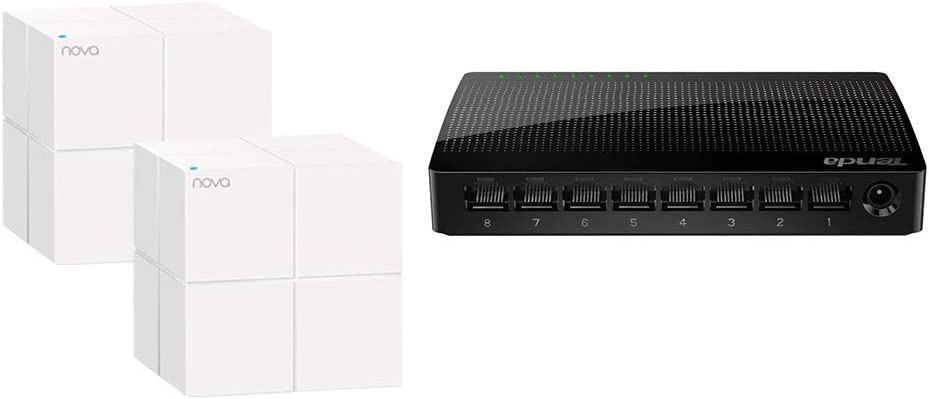 MW6-2P Tenda Nova MW6 2 Pack Whole Home Mesh Router WiFi System