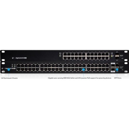 [ES-48-750W] Ubiquiti Networks EdgeSwitch ES-48-750W 48 Port Gigabit Rackmountable Switch