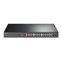 [TL-SL1226P] TP-Link TL-SL1226P | 24 Port 10/100Mbps + 2 Port Gigabit Unmanaged PoE+ Switch