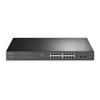 [TLSG1218MPE] TP-Link TL-SG1218MPE JetStream 16-Port Gigabit Easy Smart PoE/PoE+ Switch