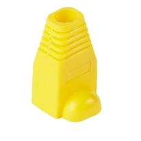 [005.012.0003] RJ45 Cable Boots - 10 Pack-Yellow