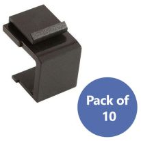 010.003.0005 Keystone Blank Inserts-Black Pack of 10