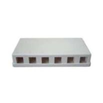[016.008.0004] 6 Port Keystone Surface Mount Box