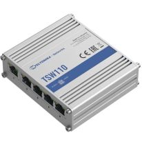 TSW110 Teltonika |  | 5 Port Industrial L2 Unmanaged Gigabit Switch, non-PoE, Plug-N-Play