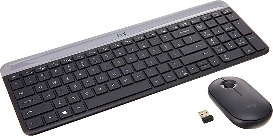 [920-009182] 920-009182 MK470 Slim Wireless Keyboard Mouse - Graphite