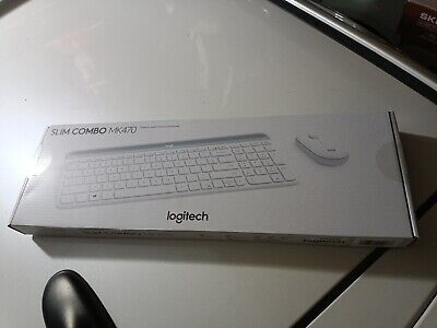 [920-009183] 920-009183 MK470 Slim Wireless Keyboard Mouse - White