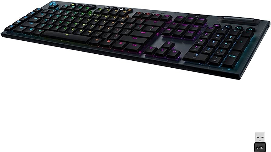[920-009226] 920-009226 G915 Wireless Lightspeed RGB Mechanical Keyboard GL Tactile