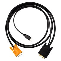 1.8M KVM VGA-DVI Convert Digital Signal Cable for 4Cabling VGA KVM's