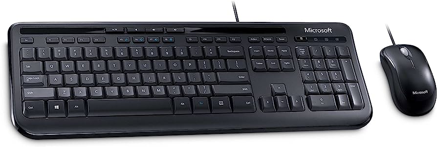 Microsoft Wired Desktop 600 DSK600 DT600 Wired Keyboard + Mouse Retail APB-00018