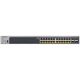 Netgear 24-Port 380W Gigabit PoE+ Ethernet Smart Managed Pro Switch with 4 SFP Ports (GS728TPPv2)