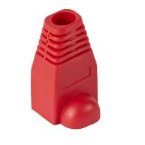 [005.012.0001] RJ45 Cable Boots - 10 Pack-Red