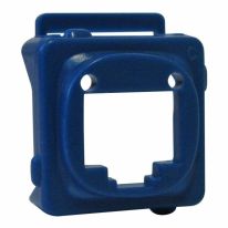 003.001.0013 RJ45 Keystone to Australian Style Bezel |10 Pack Blue
