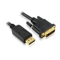 [022.002.0399] 3m DisplayPort Male to DVI-D Male Cable: Black