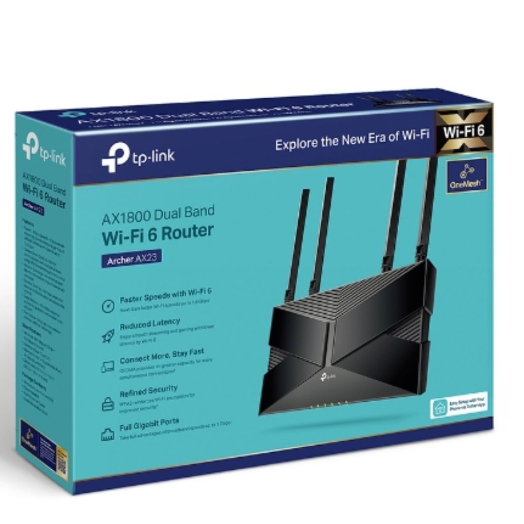 Archer AX1800 TP-Link  AX1800 Dual-Band Wi-Fi 6 Router