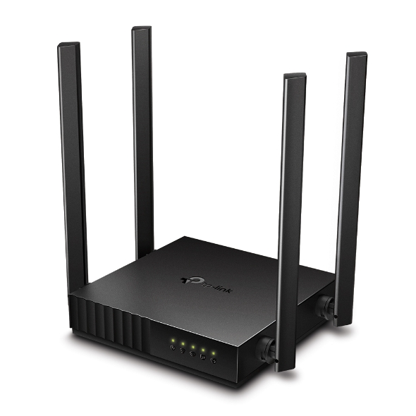 Archer C54 TP-Link  AC1200 Dual-Band Wi-Fi Router 2.4GHz 300Mbps 5GHz 867Mbps 4xLAN 1xWAN 4xAntennas, WPS, Router Access Point and Range Extender Modes
